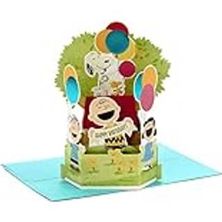 Hallmark Paper Wonder Peanuts Pop Up Birthday Card (Snoopy Charlie Brown Day fyldt med sjov)