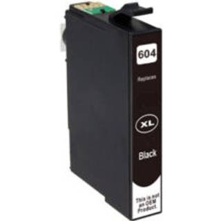 Epson 604XL / C13T10H14010 sort XL blækpatron - Kompatibel