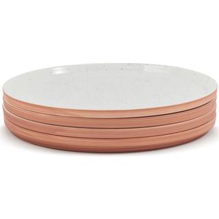 Our Place Main Tallerken 24,8 Cm 4-pak Spice - Middagstallerkner Porcelæn Rosa - CRM.MPLT.ESN.SPC