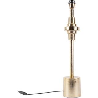 Art Deco bordlampe guld uden skærm - Diverso