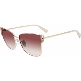Furla Kvinde SFU464 0300 Solbriller Metal Guld Brun Firkantet Normal Skygge