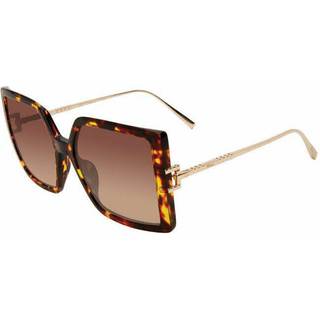 Chopard Kvinde IKCH334 745 Solbriller Acetat Havana Brun Firkantet Antiblænding Skygge