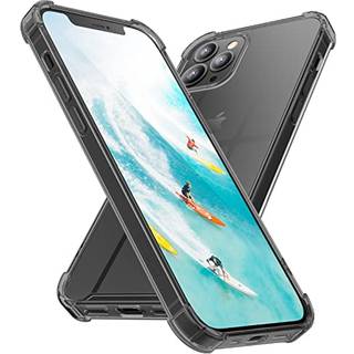 Oribox til iPhone 12 pro max case sort med 4 hj?rner st?dbestandig beskyttelse iPhone 12 pro max sorte sag til kvindelige m?nd piger drenge b?rn