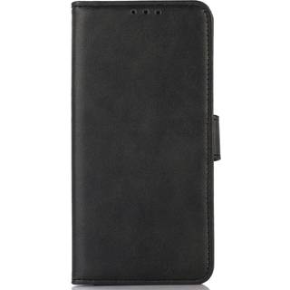 iPhone 14 Plus Kunst Læder Flip Cover m. Kortholder - Sort