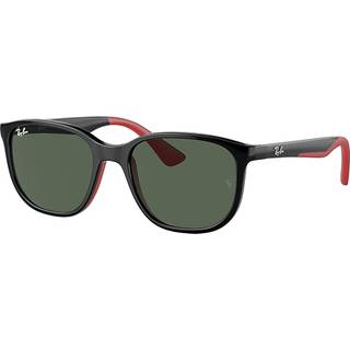 Ray - Ban Børn RJ9078S 713171 Solbriller Injiceret Sort Grøn Firkantet Normal