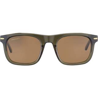 Serengeti Charlton Polarized SS576004 52 Solbriller Mænd Grøn - Transparent Shiny Dark Green - 52mm