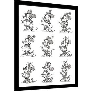 MINNIE MOUSE - Sketched Multi - Collector Print 30x40cm