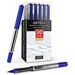 Arteza Rollerball Pens Pack p? 20 0,5 mm bl? flydende bl?kpenne til bullet journalf?ring Fine Point Rollerball Office Supplies til skrivning Note