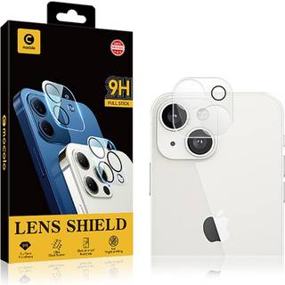 iPhone 14 / 14 Plus Beskyttelsesglas til Bagside Kameralinse - Case Friendly - Gennemsigtig