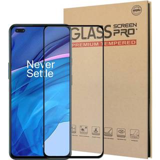 OnePlus Nord Hærdet Glas - Case Friendly - Skærmbeskyttelse - Sort Ramme