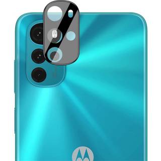 Motorola Moto G22 IMAK Kameralinse Beskyttelsesglas - Sort Ramme