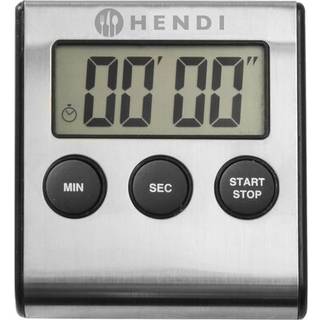 Digitalt køkkenur, 65x70x17mm, med stand og magnet, tæller ned fra 99 min. 59 sek.