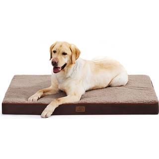 Bedsure XL Hundeseng Hunde i stor strrelse - Ortopdisk vandtt ekstra store kledyrssenge med aftageligt vaskbart betrk ggekasse skummtte Ve