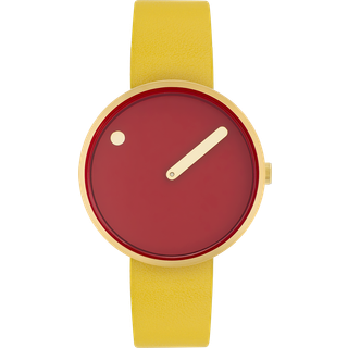 Picto 34097-6114G Unisex Cinnamon Red 34mm 5ATM