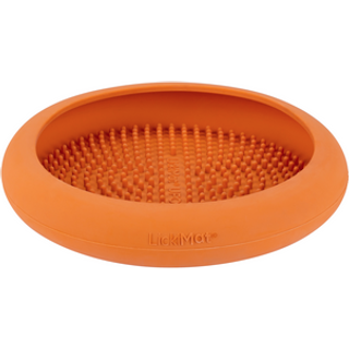LickiMat UFO Slikkemåtte Med Sugekopper, Orange