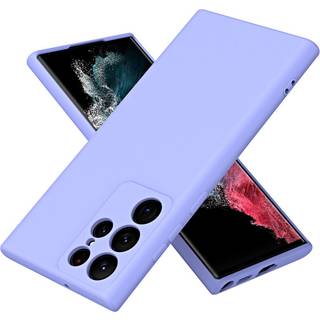 Samsung Galaxy S23 Ultra Liquid Silikone Bagside Cover - Lilla