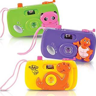 Artcreativity Kids Camera Toy Set - Pack of 12 - Childrens Post -Play Prop med billeder i s?ger - f?dselsdagsfest favoriserer goodie taske fyldst