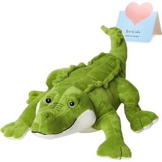 Athoinsu s?de alligator udstoppet dyr, der krammer bl?d realistisk krokodille plys leget?j pude f?dselsdag b?rnesag jul til sm?b?rn b?rn drenge 1