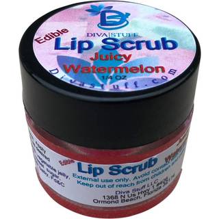Diva Stuff Ultra Hydrating Lip Scrub til bl?de l?ber Blid eksfoliering Fugtighedscreme & balsam Juicy Watermelon - Oz (Made in the USA)