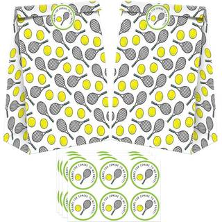 24 Pack Tennis Party Candy favorit poser med klisterm?rker Tennis Goodie Gift Take Poss Tennis tema f?dselsdagsfest forsyninger