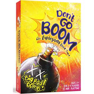 Inspirationsspil Dont Go Boom Family Card Game - Enkelt og sjovt kortspil til b?rn og voksne (2-6 spillere)