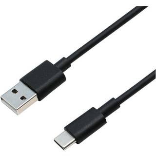 Eletra USB-A M - USB-C M 2M-kabel, sort ➞ På lager - klar til levering