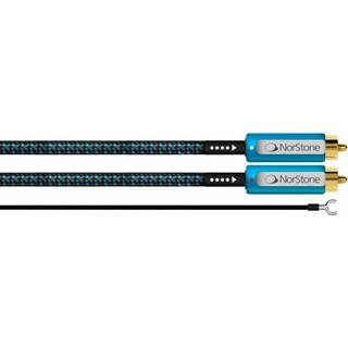 NorStone Skye RCA Stereo Kabel med Stelkabel 1 m