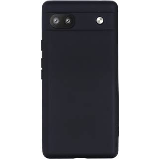 Google Pixel 6a Liquid Silikone Cover m. Strop - Sort