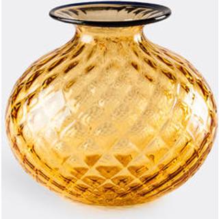 Venini Vases - 'Monofiore' rounded bottle, XS, yellow in AMBER Glass