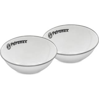 Petromax Enamel Bowls White 2 Pieces (1 Litre) White, OneSize