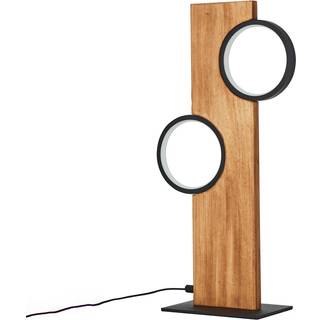 Cheesy LED-bordlampe af træ, 2 lyskilder