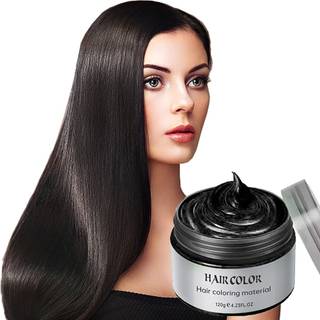 Midlertidig h?rfarve voks h?rfarve spray voks naturlig h?r farvel?gning voks materiale engangsh?rstyling ler aske til cosplay fest maskerade hall