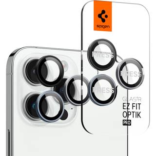 Spigen Glass EZ Fit Optik Pro 2 Pack - zero one - iPhone 15 Pro/15 Pro Max/14 Pro/14 Pro Max