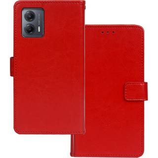 Motorola Moto G53 Flip Cover m. Kortholder - Rød