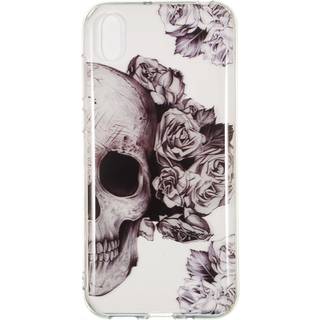 Huawei Y5 (2019) Gennemsigtigt Plastik Cover m. Skull