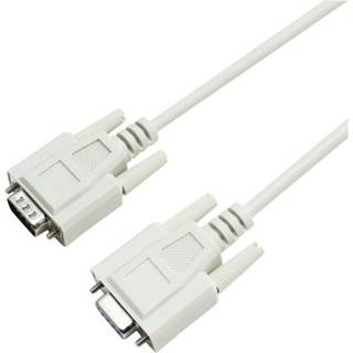 Eletra RS232 DB9 M - F 3M kabel, grå ➞ På lager - klar til levering