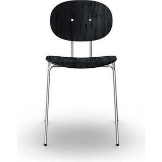 Sibast Furniture Piet Hein Spisebordsstol Krom Sort Egetræ