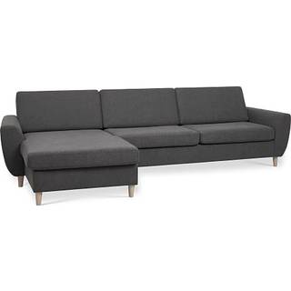 Urban 3D XL vendbar sofa m. chaiselong - antracit