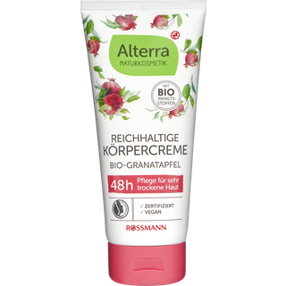 Alterra NATURKOSMETIK Fed kropslotion økologisk granatæble & økologisk sheasmør 109.75 DKK/1 L