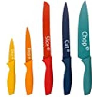 Masterchef Vivid Knivsæt med 5 knive - Farverig - Kendt fra MasterChef Danmark
