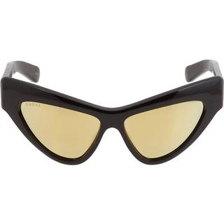 Gucci GG1294S 002 57 Solbriller Kvinder Black - Black - 57mm
