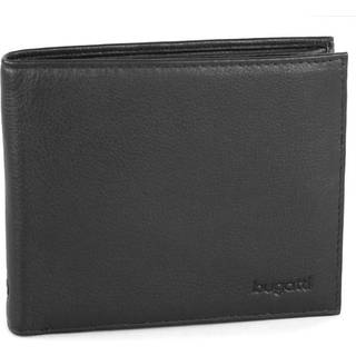 bugatti Herren Geldbörse schwarz Leder