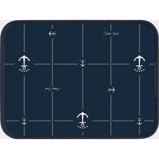 Serveringsbakke i melamin Marine Business Sailor Soul, non-slip, blå, 30 x 40 cm