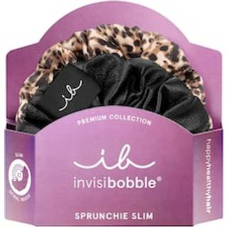 Invisibobble - Sprunchie Slim Premium - Duo Af Hårelastikker - Sprunchie Slim Premium Leopard - For Women