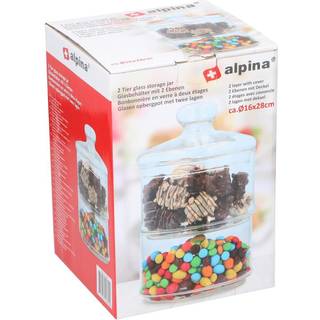 Alpina stabelbar opbevaringskrukke 16 cm