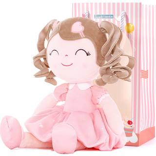 Glusy Toys Glush Curly Kids Toys Girl Leget?j med k?rlighed Leget?j i aldre 2-4 sm?b?rn leget?j 16 """" Pink