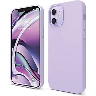 Elago kompatibel med iPhone 12 -sag iPhone 12 Pro Case Liquid Silicone Case til iPhone 12 -sag til iPhone 12 Pro 61 tommer lavendel] - Fuld krops