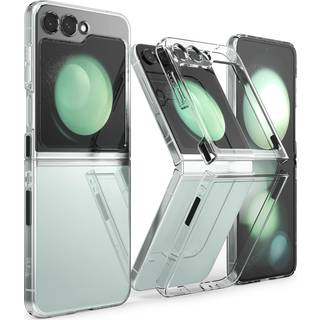 Ringke Slim Anti -Yellowing Material] Kompatibelt med Samsung Galaxy Z Flip 5 Sag for kvinder og m?nd Solid slankt beskyttende gennemsigtigt 5G -
