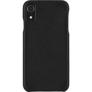Case -mate - iPhone XR -sag - N?ppe der l?der - iPhone 6.1 - Sort l?der
