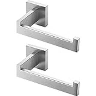 Hitslam b?rstet nikkel toiletpapirholder v?gmontering firkantet s?lv 304 rustfrit st?l toiletpapir rulleholder til badev?relse rustproof